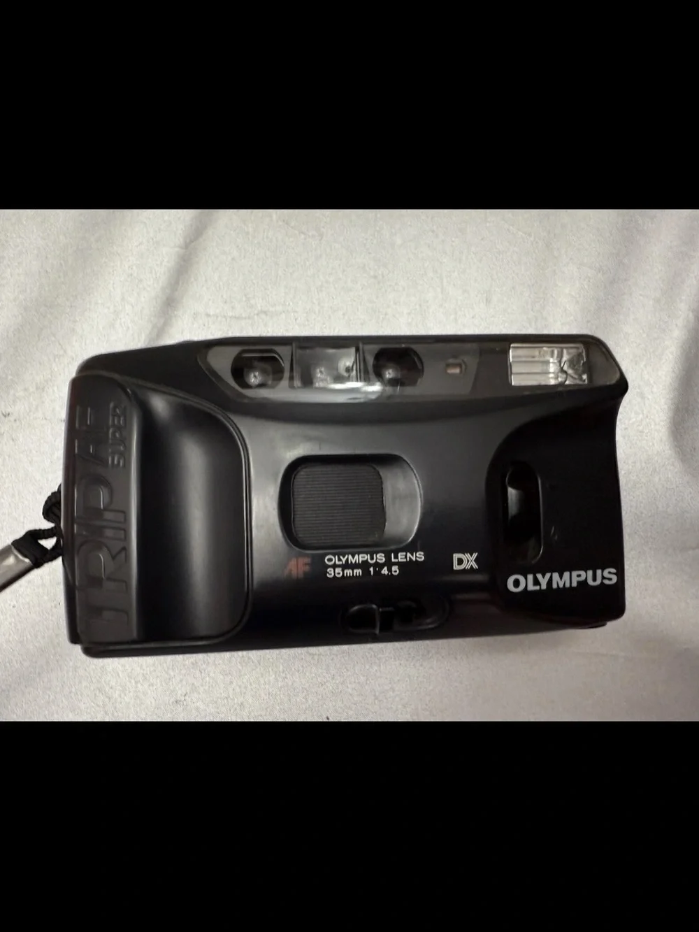 Olympus DX 4.5 Vintage Camera Black 35mm Film Point & Shoot